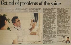 Get rid of problems of the spine